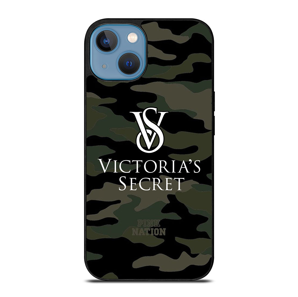 VICTORIA'S SECRET CAMO LOGO 2 iPhone 13 Case Cover