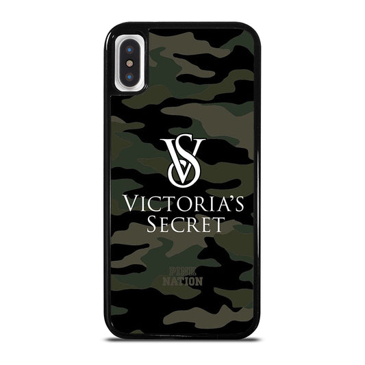 VICTORIA'S SECRET CAMO LOGO 2 iPhone X / XS Case Cover