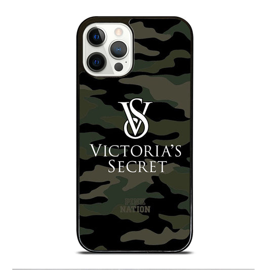 VICTORIA'S SECRET CAMO LOGO 2 iPhone 12 Pro Case Cover