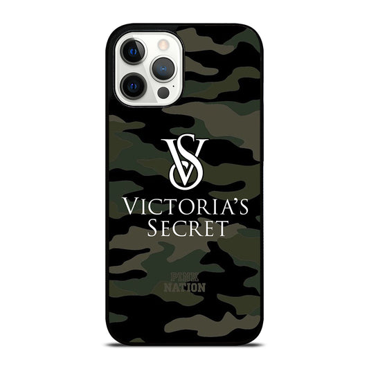 VICTORIA'S SECRET CAMO LOGO 2 iPhone 12 Pro Max Case Cover
