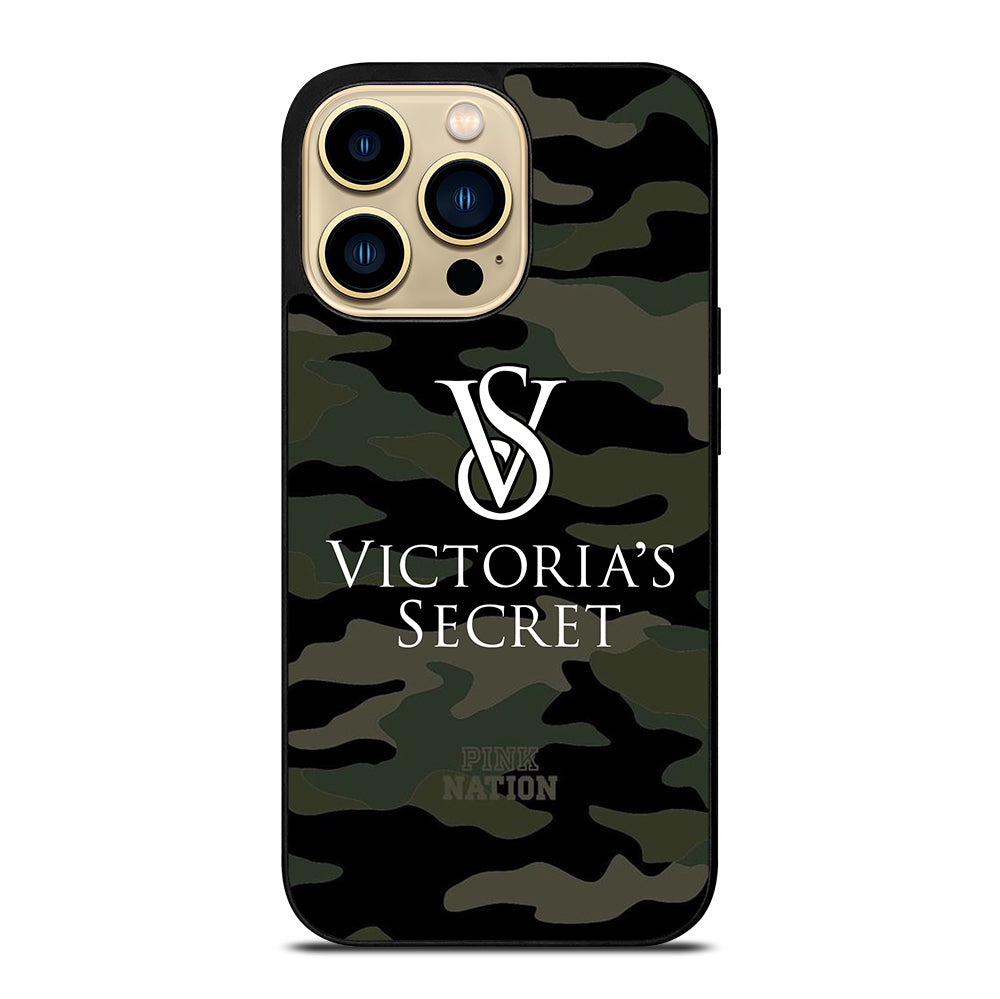 VICTORIA'S SECRET CAMO LOGO 2 iPhone 14 Pro Max Case Cover