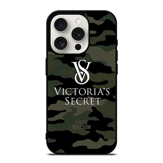 VICTORIA'S SECRET CAMO LOGO 2 iPhone 15 Pro Case Cover