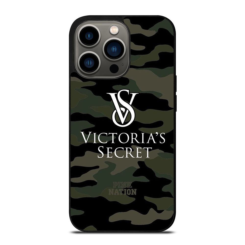 VICTORIA'S SECRET CAMO LOGO 2 iPhone 13 Pro Case Cover