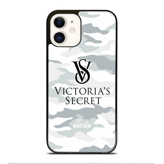 VICTORIA'S SECRET CAMO LOGO iPhone 12 Case Cover