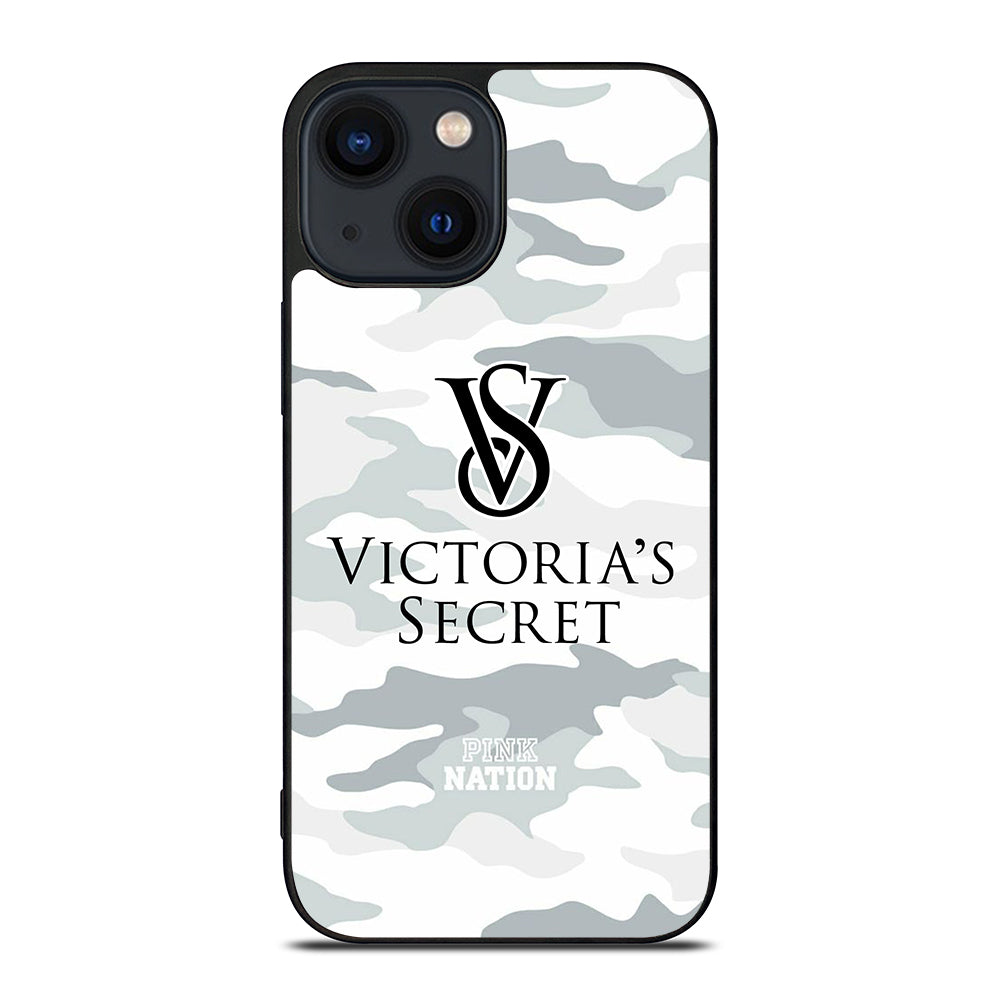 VICTORIA'S SECRET CAMO LOGO iPhone 14 Plus Case Cover