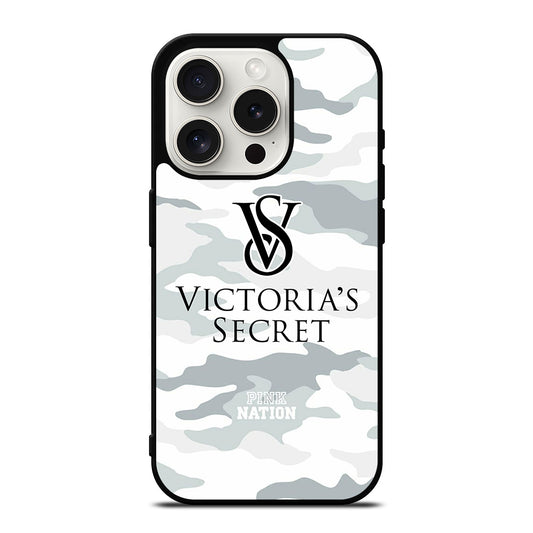 VICTORIA'S SECRET CAMO LOGO iPhone 15 Pro Case Cover