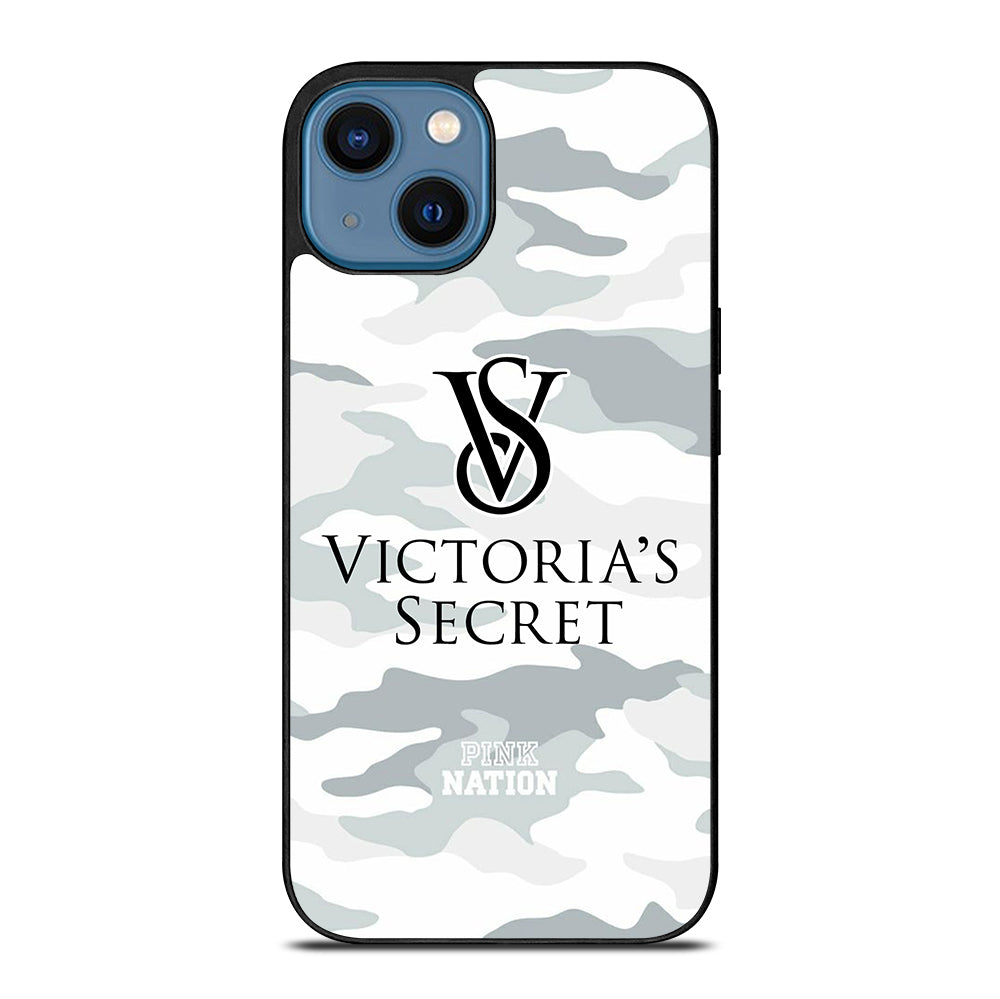 VICTORIA'S SECRET CAMO LOGO iPhone 14 Case Cover