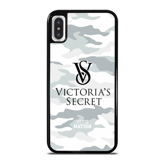 VICTORIA'S SECRET CAMO LOGO iPhone X / XS Case Cover