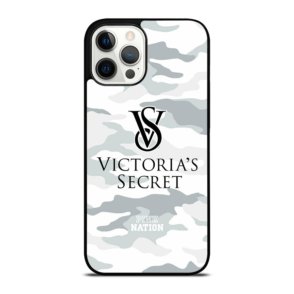 VICTORIA'S SECRET CAMO LOGO iPhone 12 Pro Max Case Cover