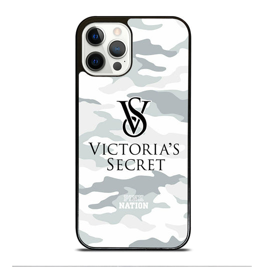 VICTORIA'S SECRET CAMO LOGO iPhone 12 Pro Case Cover