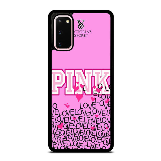 VICTORIA'S SECRET PINK LOVE Samsung Galaxy S20 Case Cover