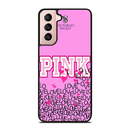 VICTORIA'S SECRET PINK LOVE Samsung Galaxy S21 Case Cover