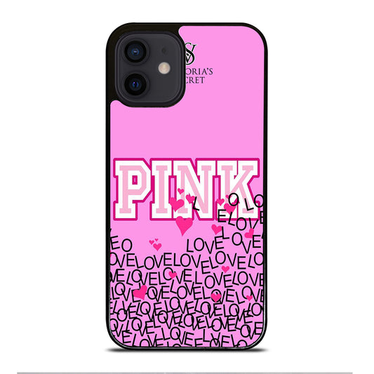 VICTORIA'S SECRET PINK LOVE iPhone 12 Mini Case Cover