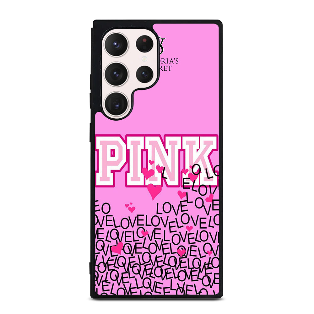 VICTORIA'S SECRET PINK LOVE Samsung Galaxy S23 Ultra Case Cover