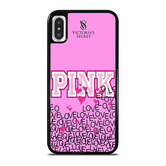 VICTORIA'S SECRET PINK LOVE iPhone X / XS Case Cover
