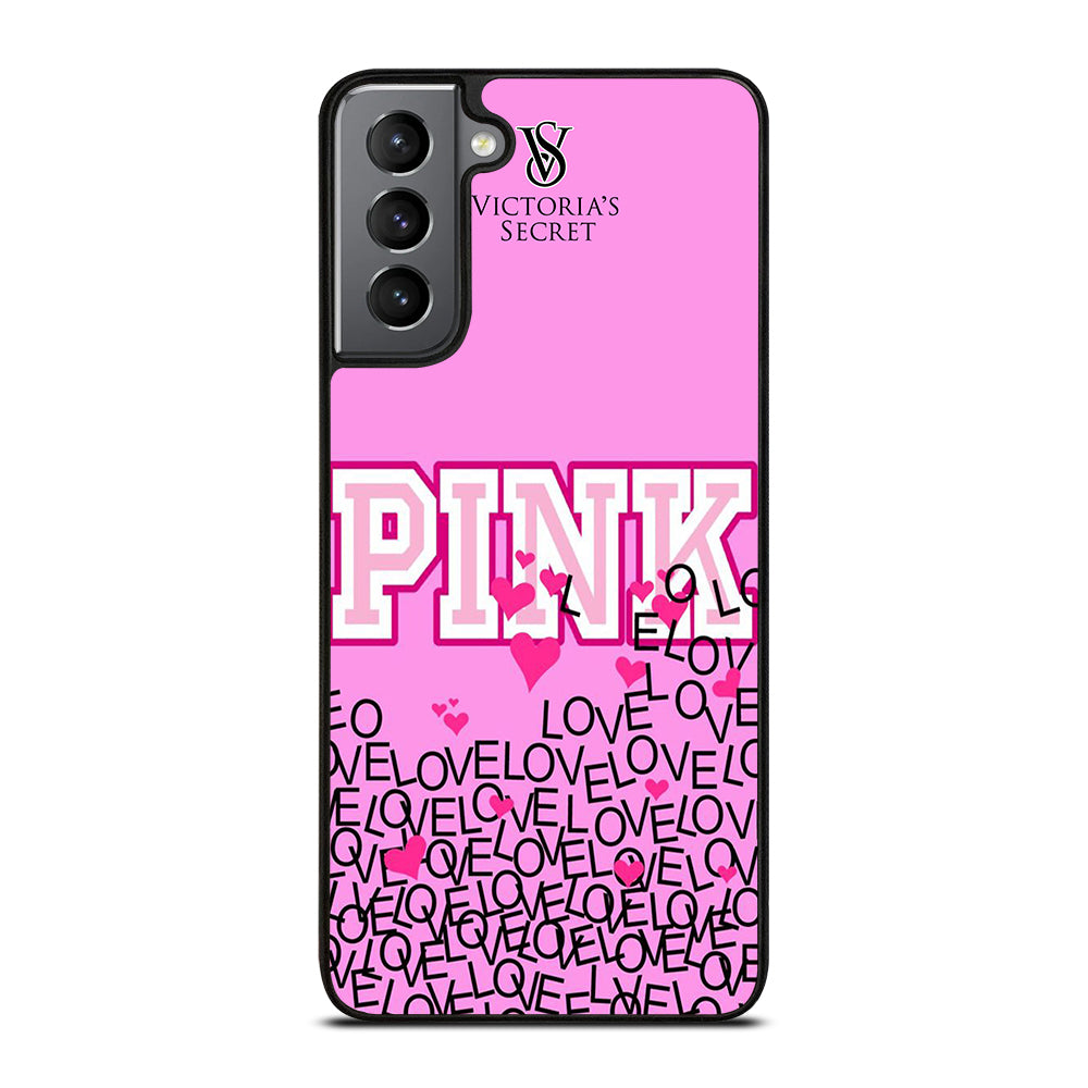 VICTORIA'S SECRET PINK LOVE Samsung Galaxy S21 Plus Case Cover