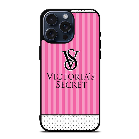 VICTORIA'S SECRET STRIPE ICON iPhone 15 Pro Max Case Cover