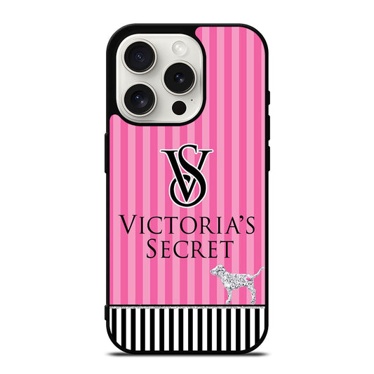 VICTORIA'S SECRET STRIPE ICON 2 iPhone 15 Pro Case Cover