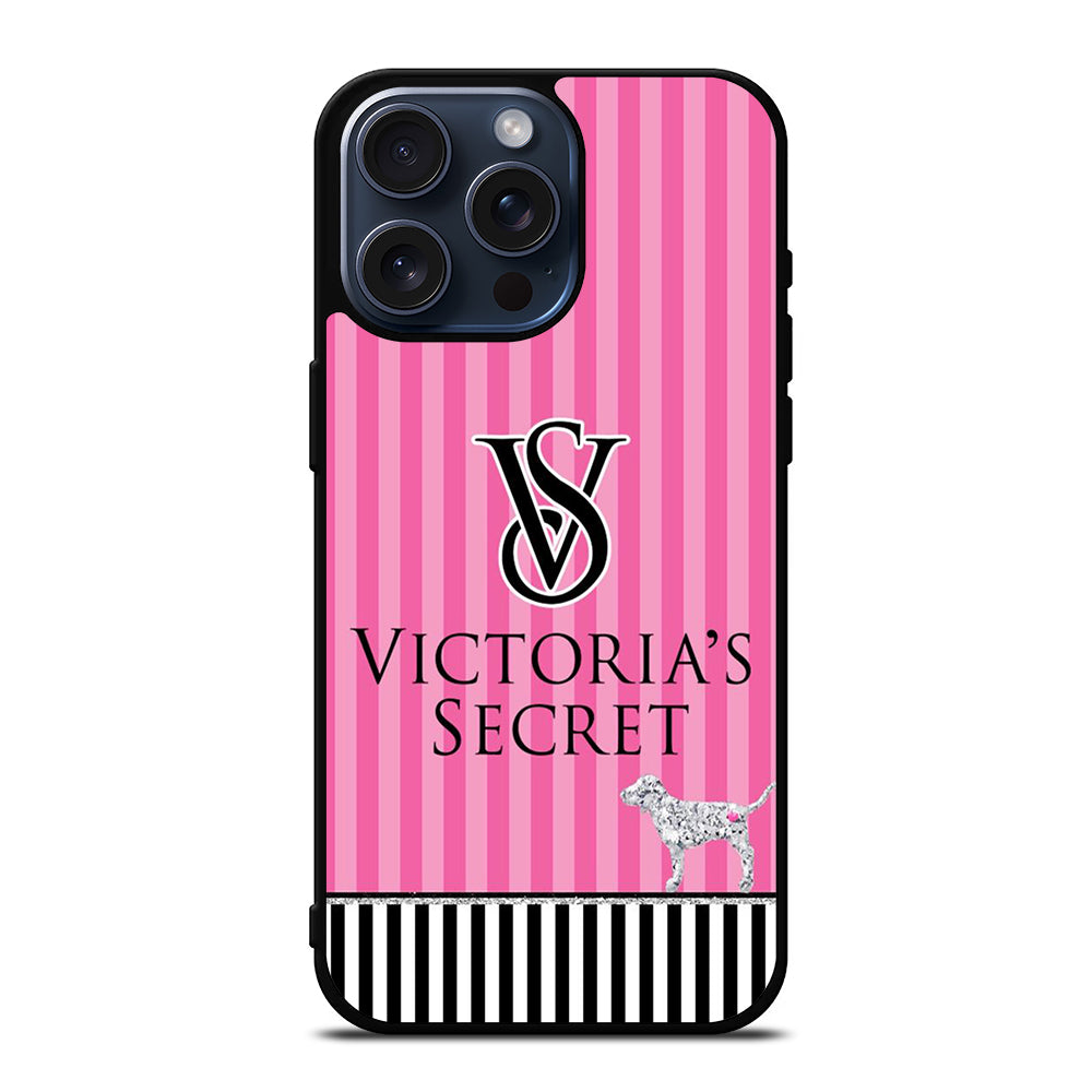 VICTORIA'S SECRET STRIPE ICON 2 iPhone 15 Pro Max Case Cover