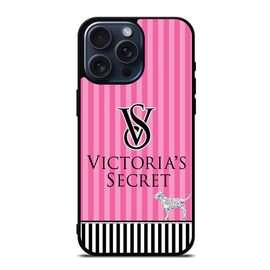 VICTORIA'S SECRET STRIPE ICON 2 iPhone 15 Pro Max Case Cover
