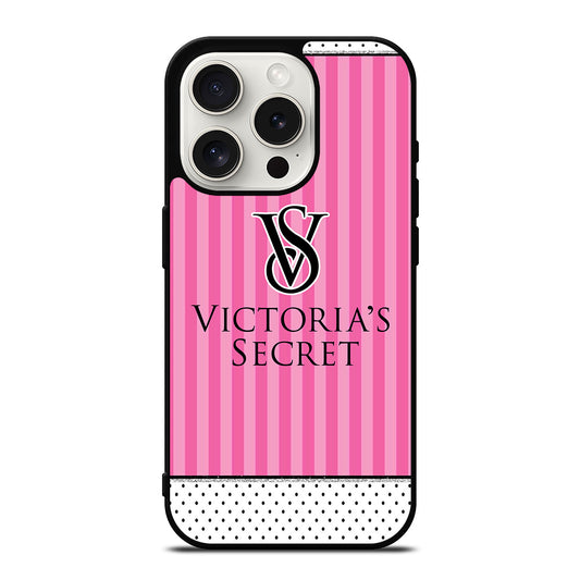 VICTORIA'S SECRET STRIPE ICON iPhone 15 Pro Case Cover