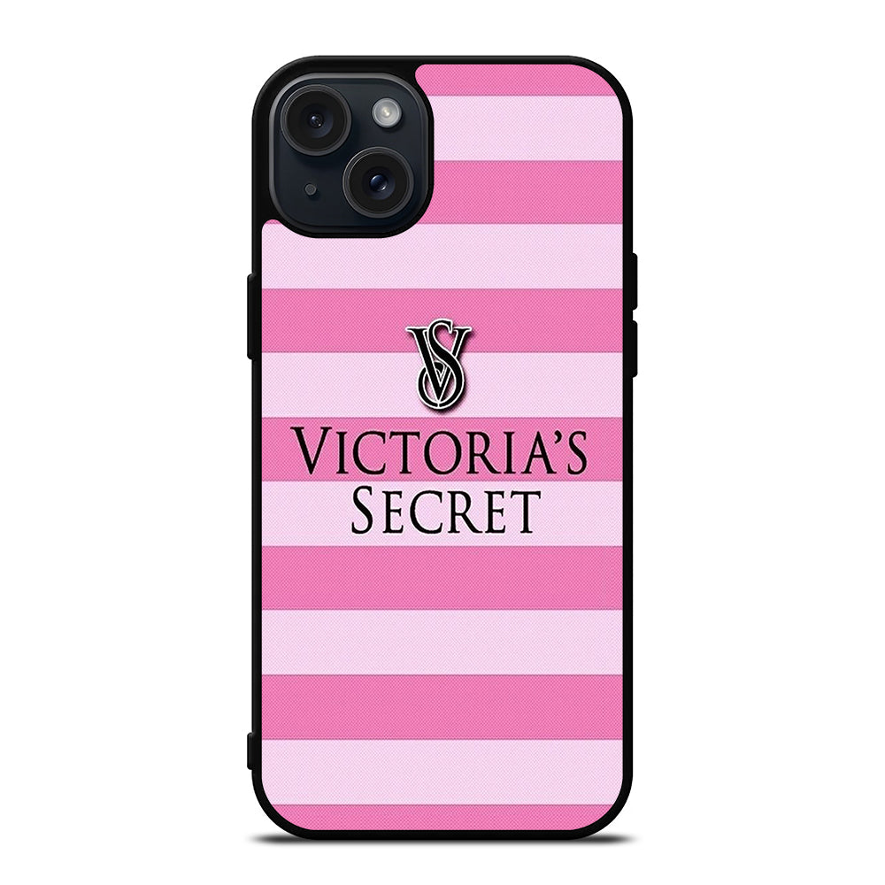 VICTORIA'S SECRET STRIPE LOGO 3 iPhone 15 Plus Case Cover