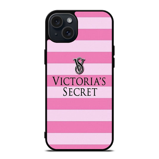 VICTORIA'S SECRET STRIPE LOGO 3 iPhone 15 Plus Case Cover