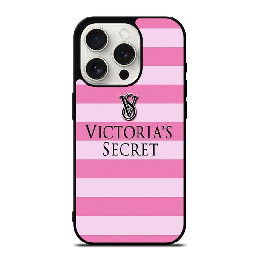 VICTORIA'S SECRET STRIPE LOGO 3 iPhone 15 Pro Case Cover