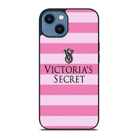 VICTORIA'S SECRET STRIPE LOGO 3 iPhone 14 Case Cover