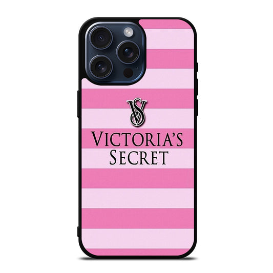 VICTORIA'S SECRET STRIPE LOGO 3 iPhone 15 Pro Max Case Cover