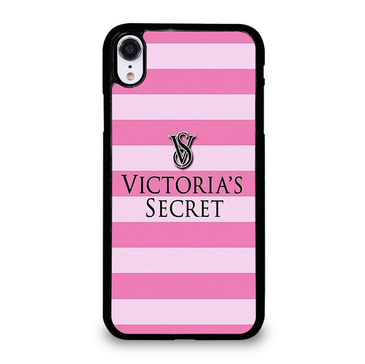 VICTORIA'S SECRET STRIPE LOGO 3 iPhone XR Case Cover