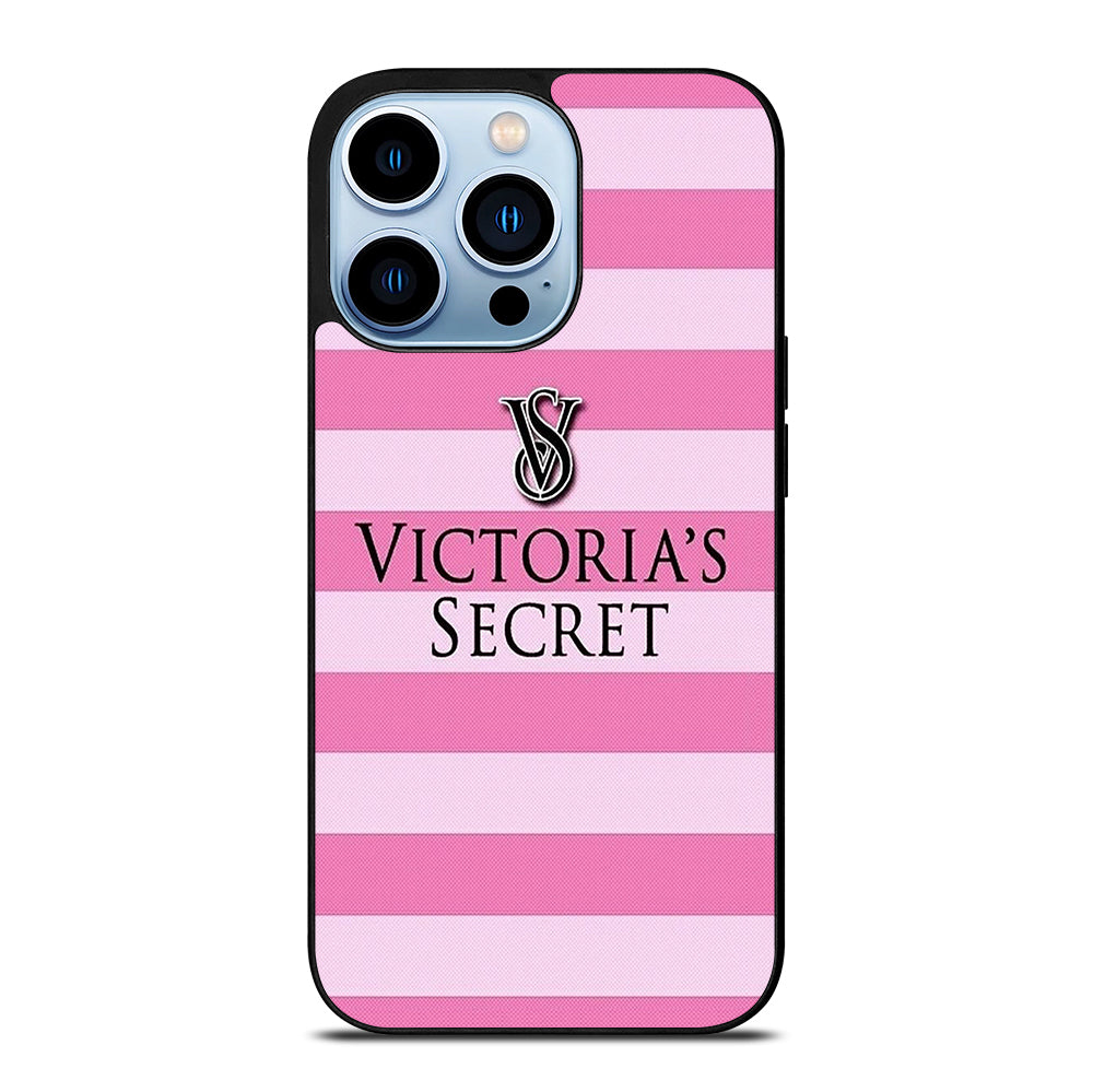 VICTORIA'S SECRET STRIPE LOGO 3 iPhone 13 Pro Max Case Cover