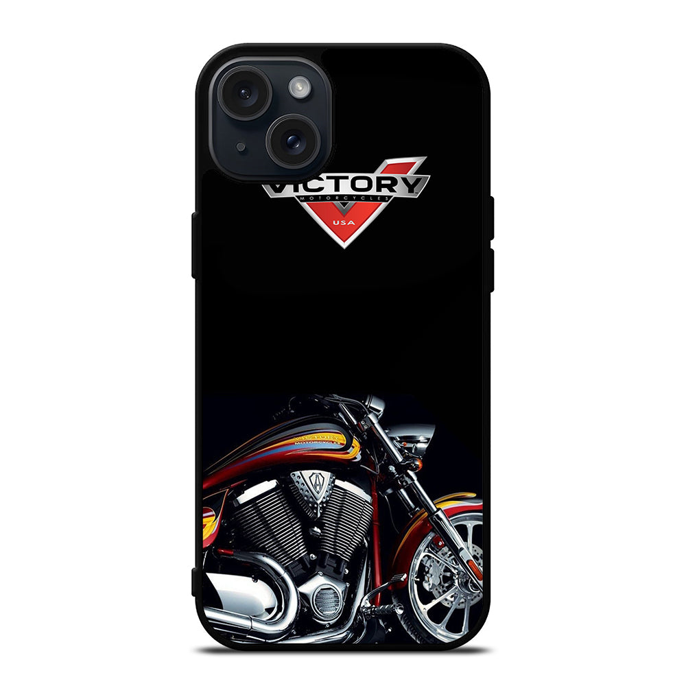 VICTORY LOGO MOTORCYCLE iPhone 15 Plus Case Cover