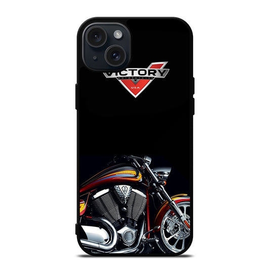 VICTORY LOGO MOTORCYCLE iPhone 15 Plus Case Cover