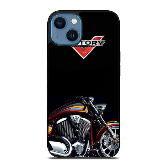 VICTORY LOGO MOTORCYCLE iPhone 14 Case Cover