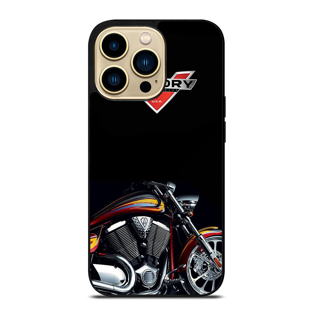 VICTORY LOGO MOTORCYCLE iPhone 14 Pro Max Case Cover