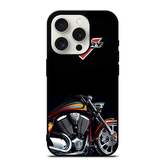 VICTORY LOGO MOTORCYCLE iPhone 15 Pro Case Cover