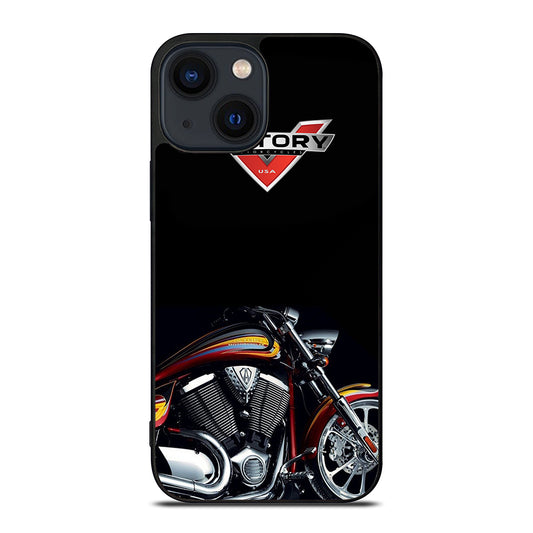 VICTORY LOGO MOTORCYCLE iPhone 14 Plus Case Cover