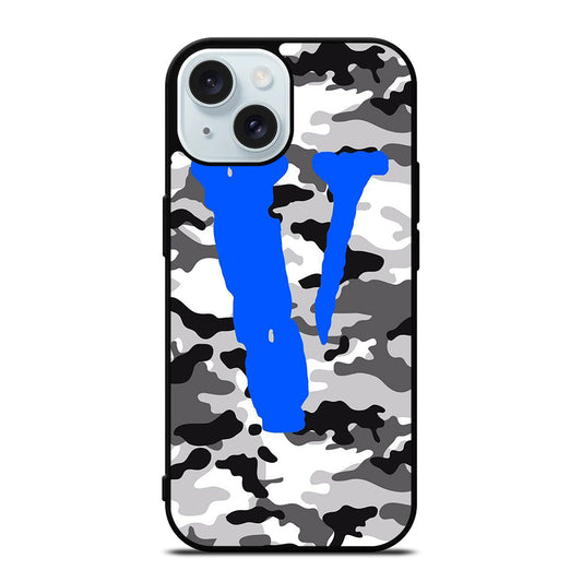 VLONE LOGO CAMO 2 iPhone 15 Case Cover