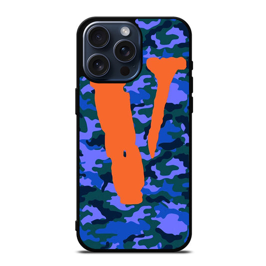 VLONE LOGO CAMO 3 iPhone 15 Pro Max Case Cover