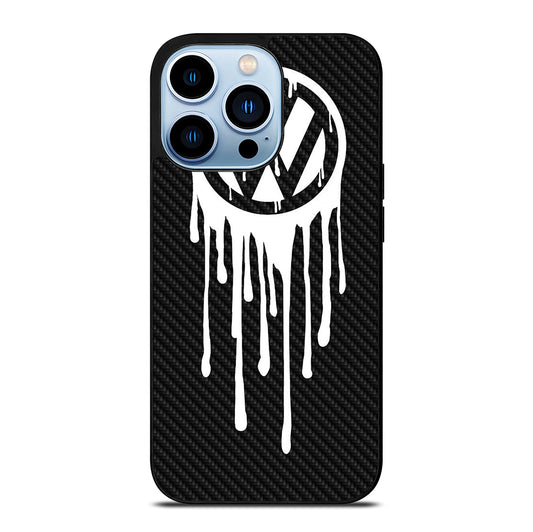 VOLKSWAGEN VW LOGO CARBON iPhone 13 Pro Max Case Cover
