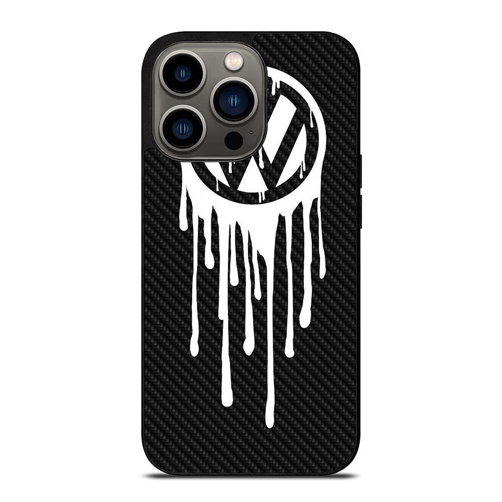 VOLKSWAGEN VW LOGO CARBON iPhone 13 Pro Case Cover