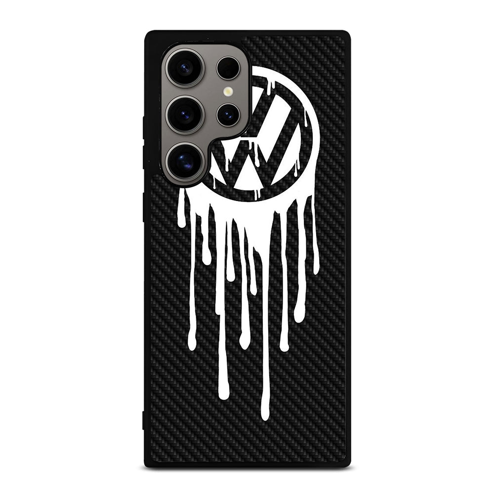 VOLKSWAGEN VW LOGO CARBON Samsung Galaxy S24 Ultra Case Cover