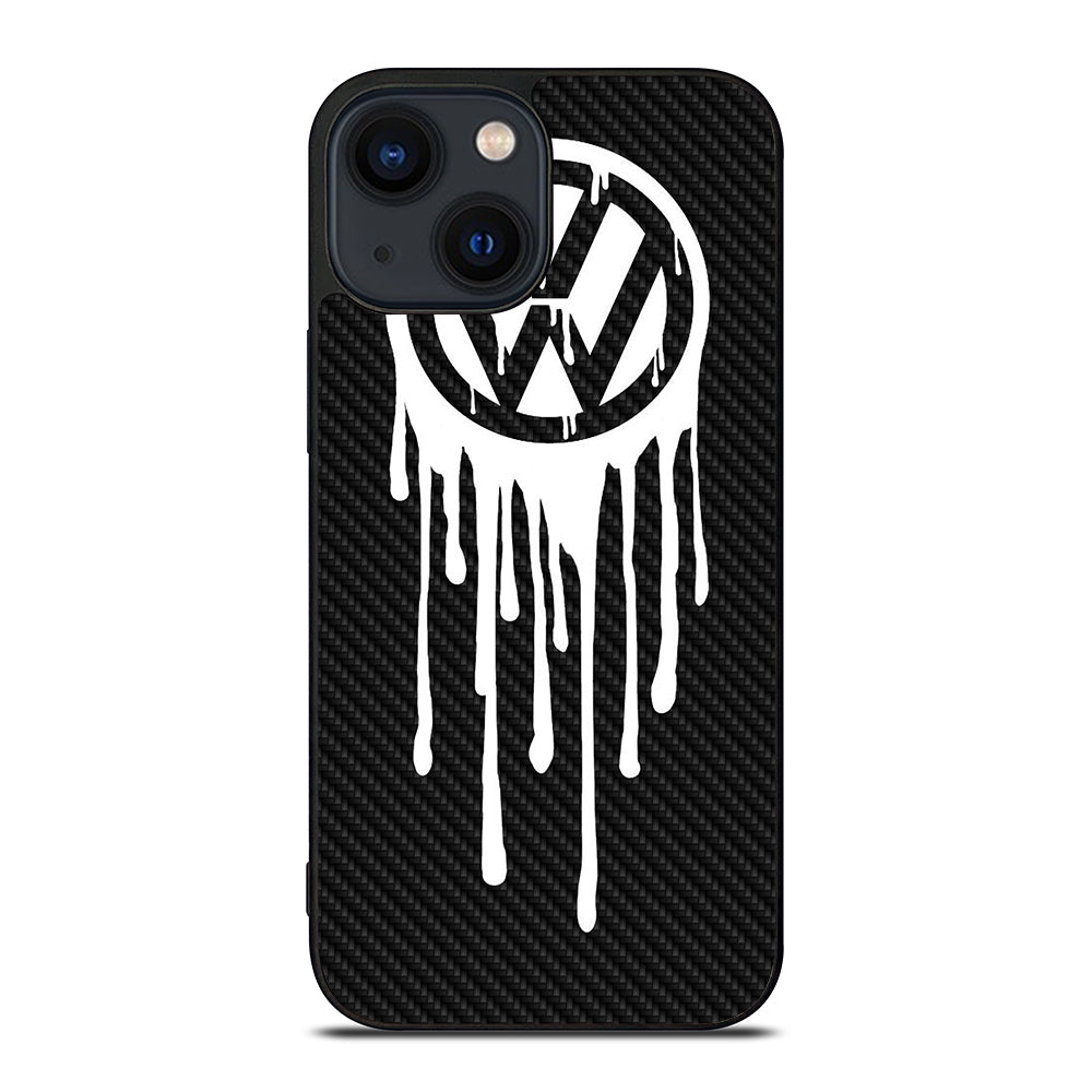 VOLKSWAGEN VW LOGO CARBON iPhone 14 Plus Case Cover