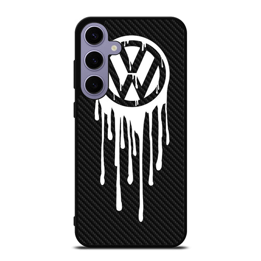 VOLKSWAGEN VW LOGO CARBON Samsung Galaxy S24 Plus Case Cover