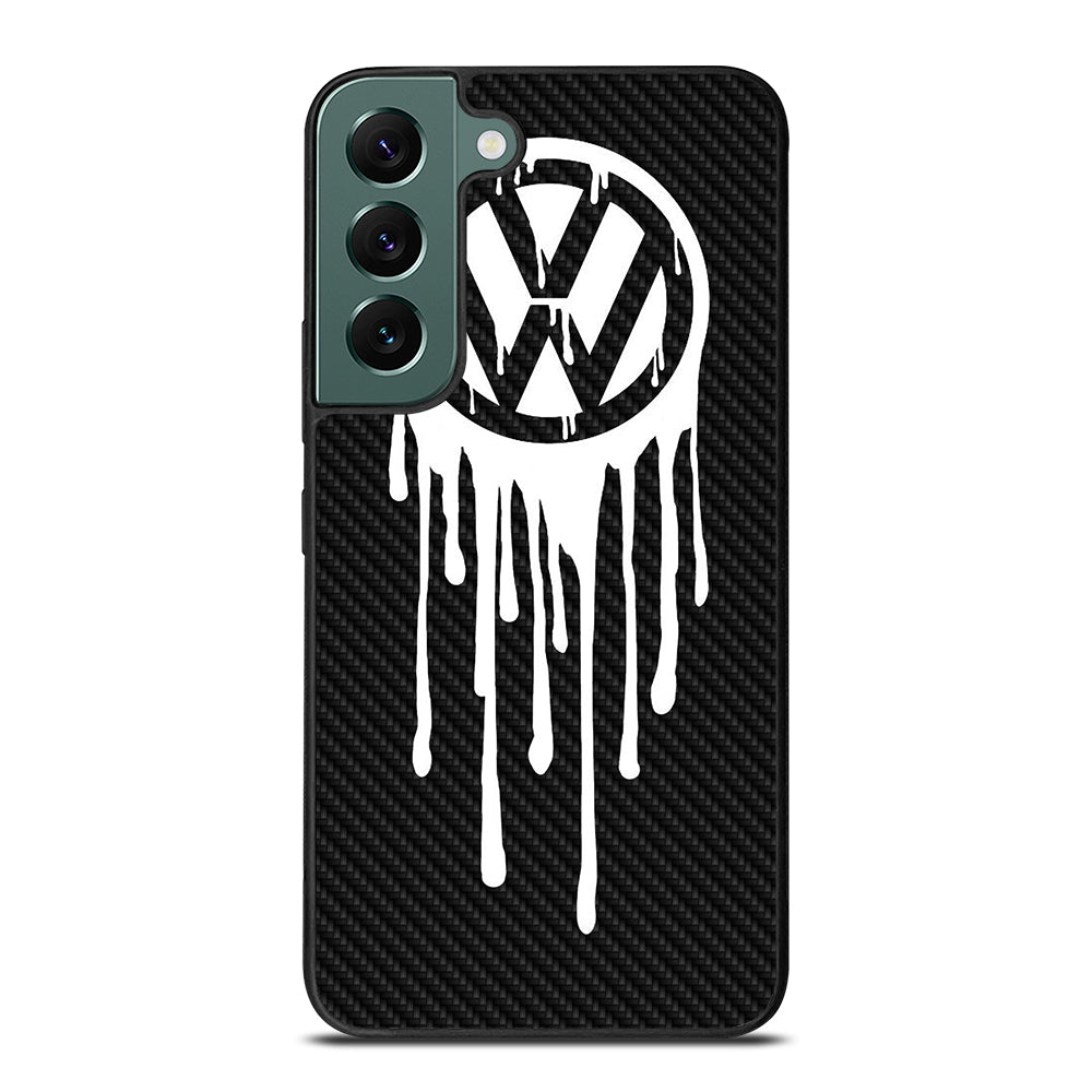 VOLKSWAGEN VW LOGO CARBON Samsung Galaxy S22 Case Cover