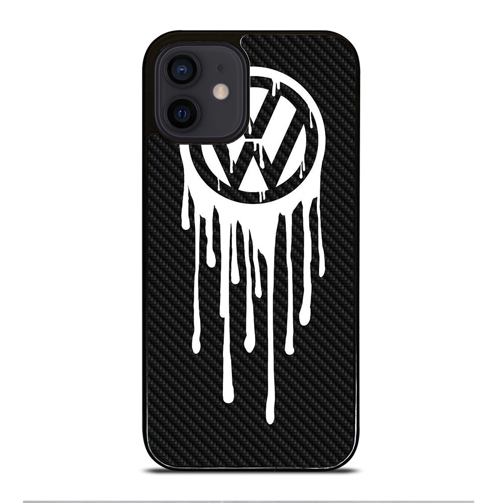 VOLKSWAGEN VW LOGO CARBON iPhone 12 Mini Case Cover