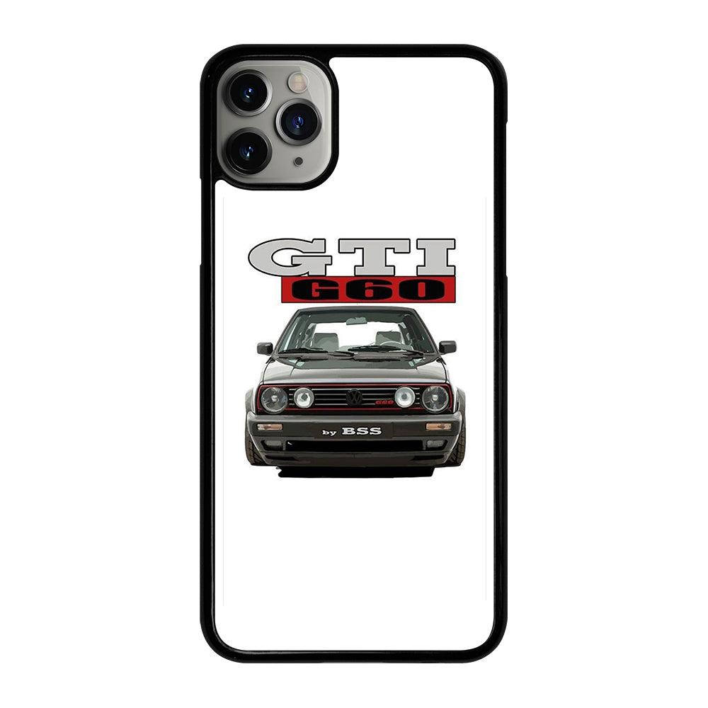 VW VOLKSWAGEN GTI CAR BLACK iPhone 11 Pro Max Case Cover