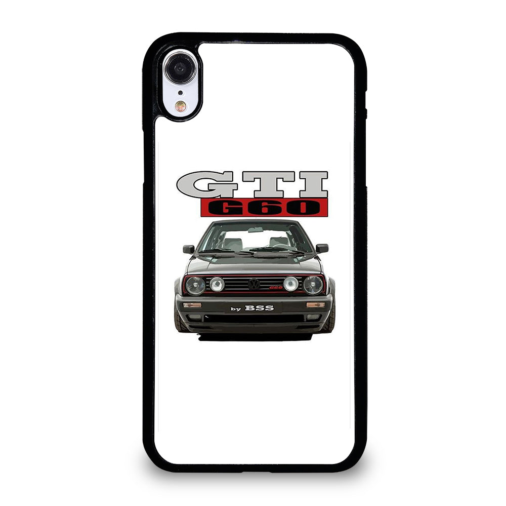 VW VOLKSWAGEN GTI CAR BLACK iPhone XR Case Cover