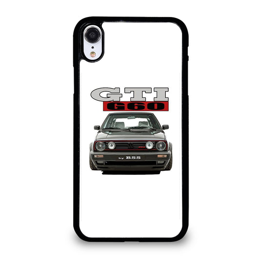 VW VOLKSWAGEN GTI CAR BLACK iPhone XR Case Cover